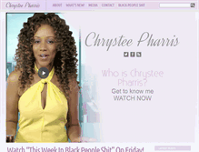 Tablet Screenshot of chrysteepharris.com